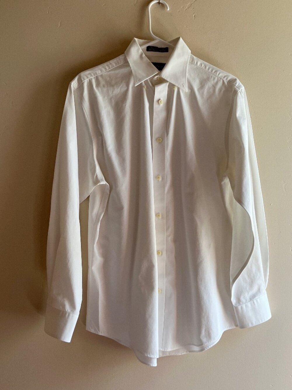 Nordstrom Men's white dress shirt cotton formal wedding preppy workwear academia